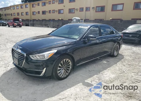 2017 Genesis G90 Premium z USA, uszkodzony, nr VIN KMHG34JA8HU025605